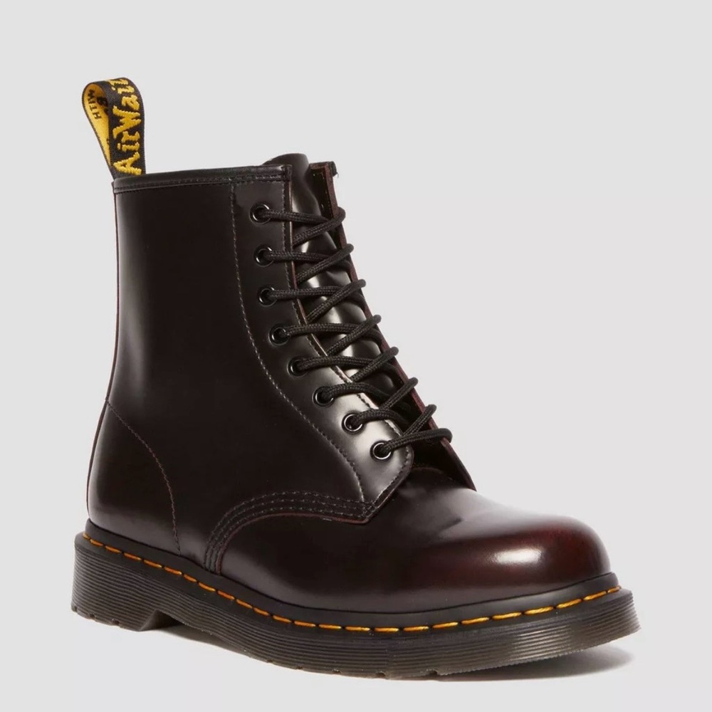 Dr. Martens Cherry Black Patent Leather 1460 Boots